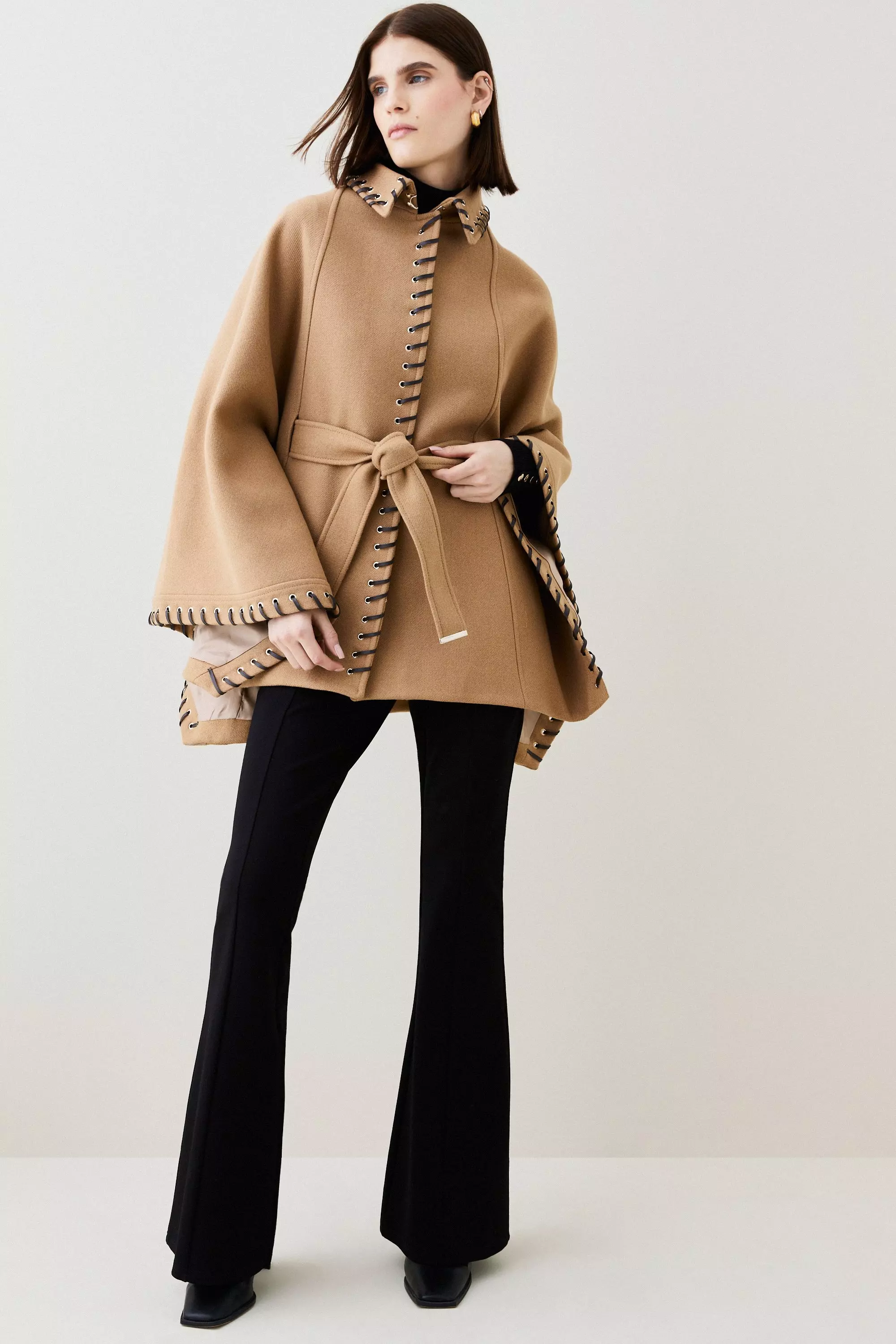 Tailored Multiway Cotton Trench Coat