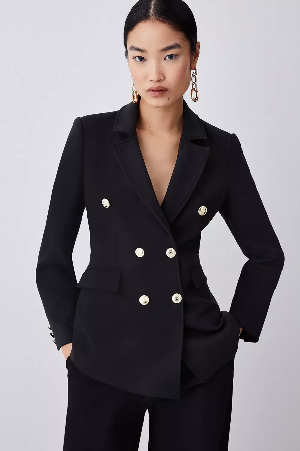 Karen millen clearance double breasted blazer