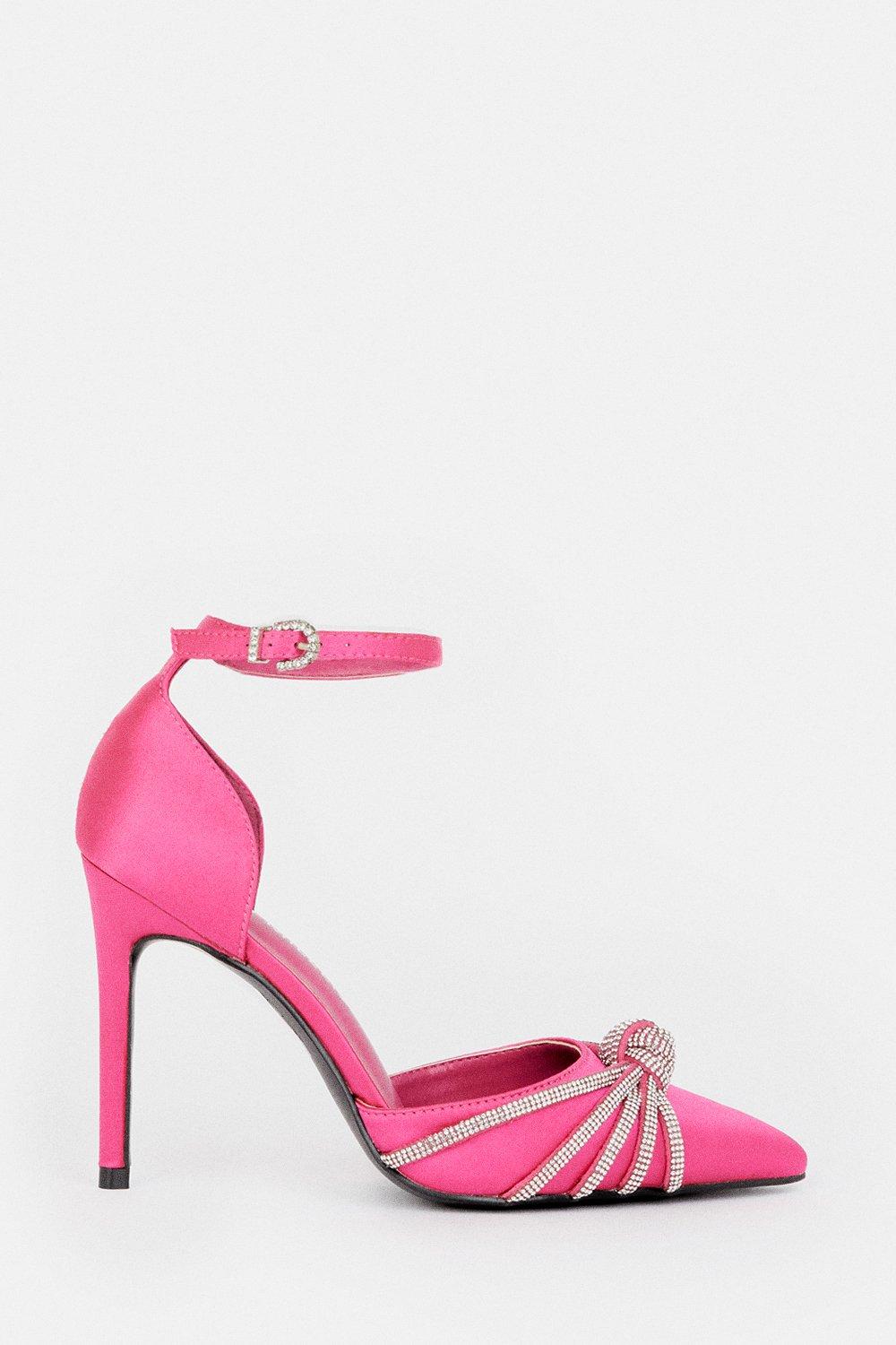 Pink and red heels sale