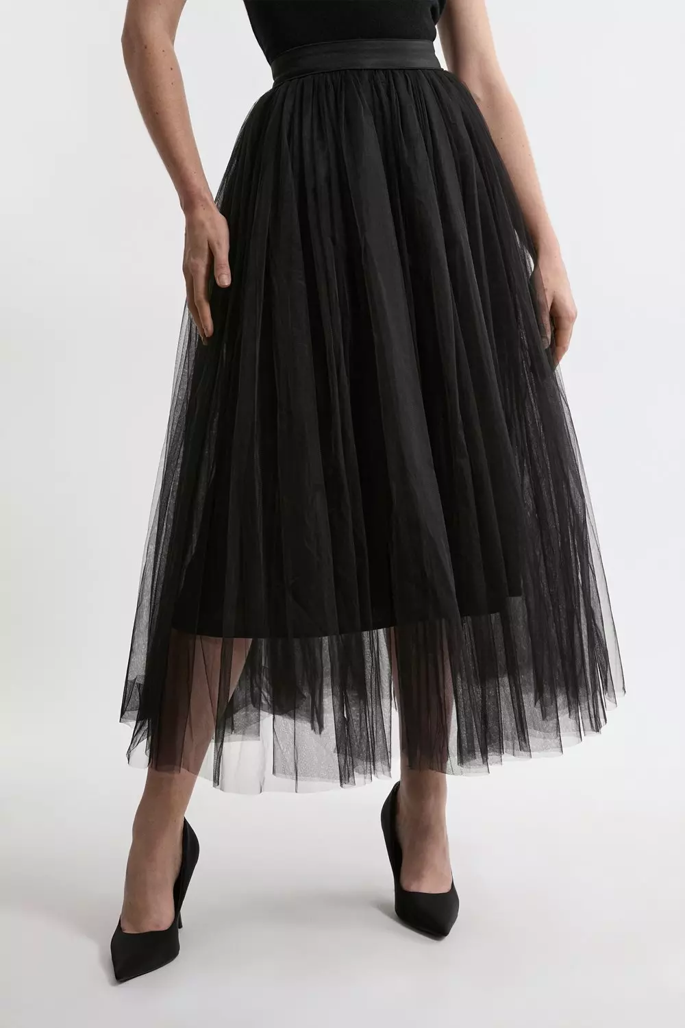 Petite tulle outlet maxi skirt