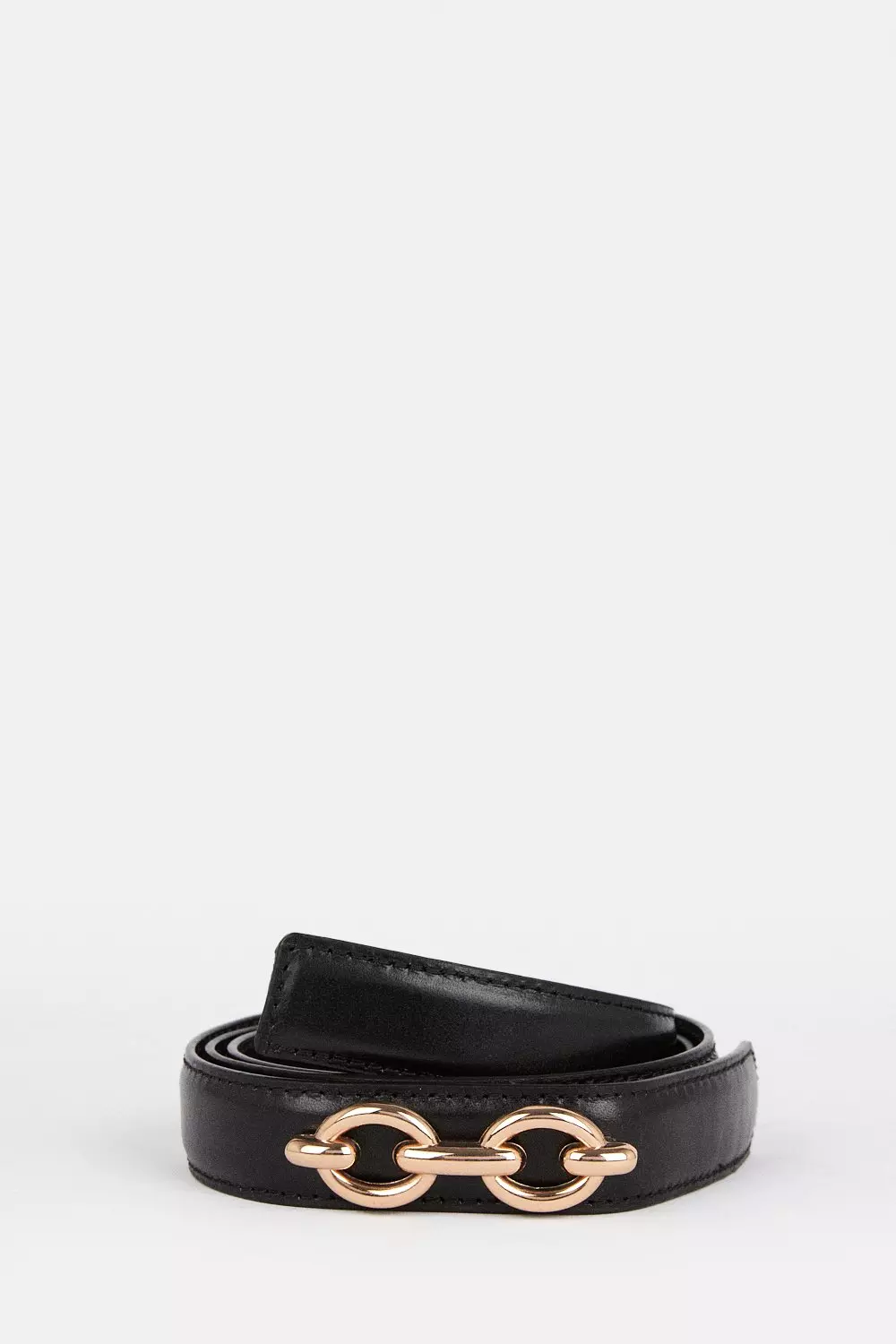 vloot Melodramatisch bezig Slim Leather Waist Belt | Karen Millen