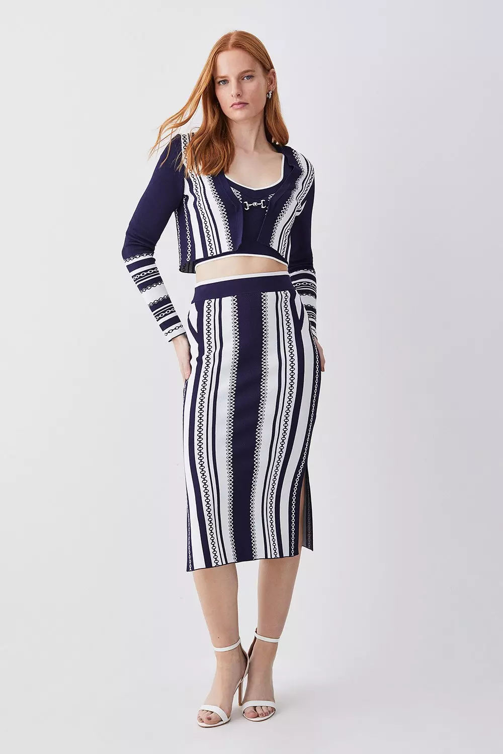 Karen millen navy on sale cardigan