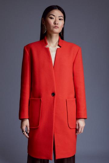 Women's Red Coats, Long Red Coats