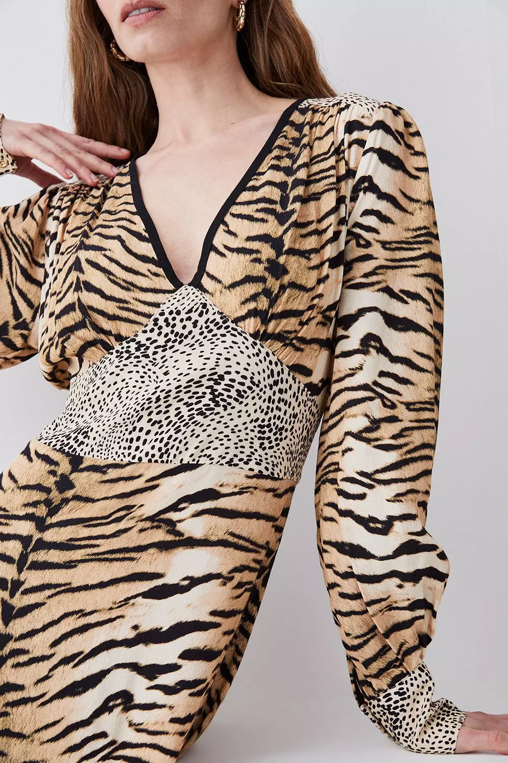 Animal print dress outlet karen millen