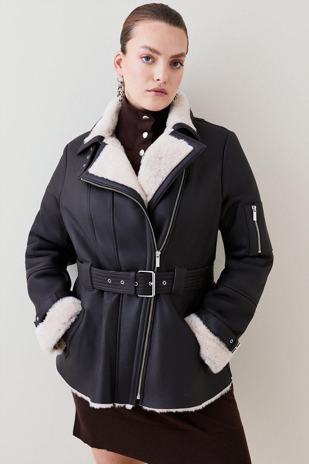 Aviator clearance long coat