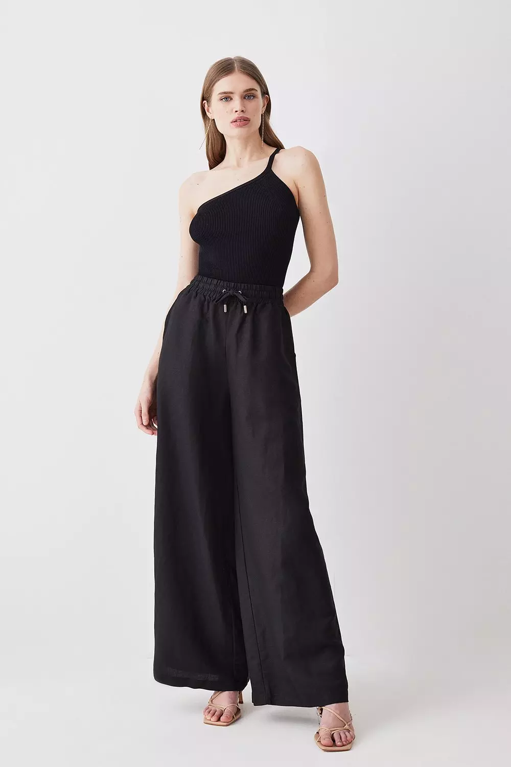 Linen Wide Leg Pants