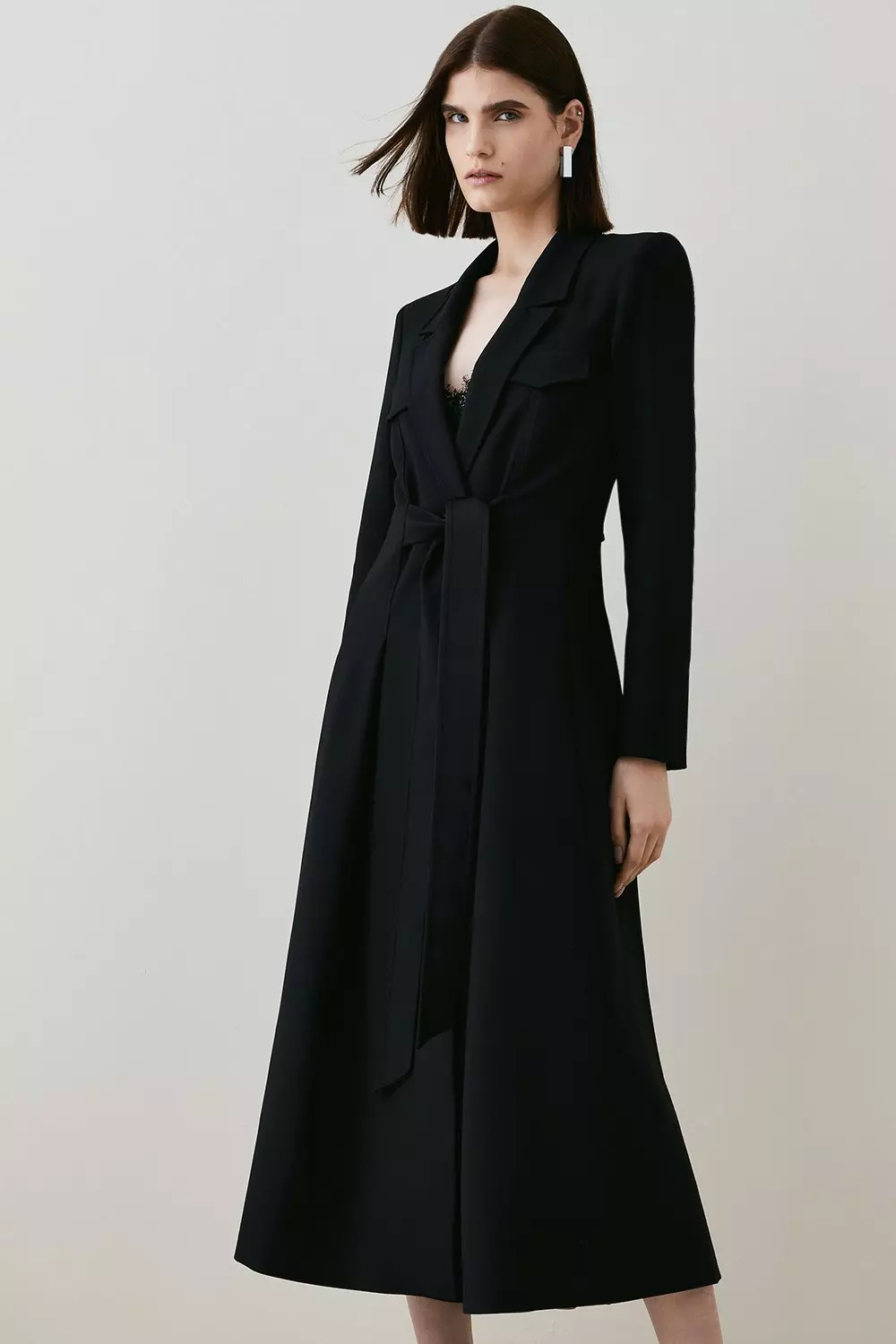 Long evening hot sale coat womens