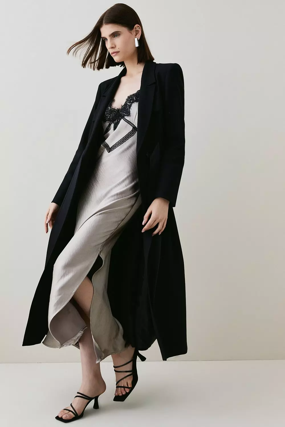 Long evening coat womens sale