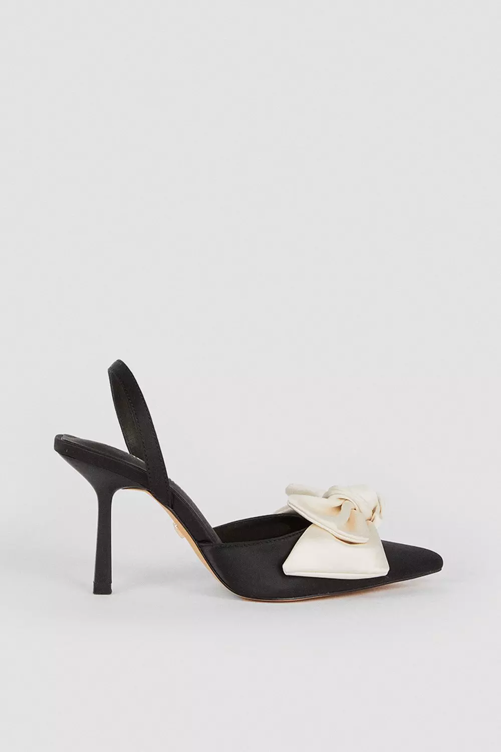 Slingback pumps with on sale bow