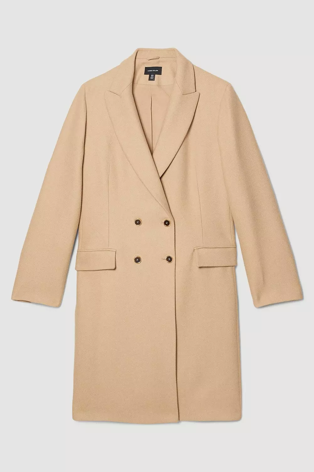 Double Breasted Tailored Coat – SENTALER