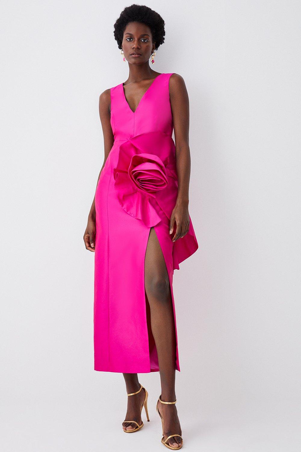 Karen millen fuschia dress hotsell