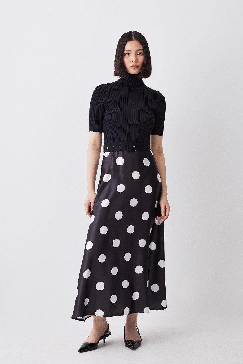 Karen millen store polka dot dress