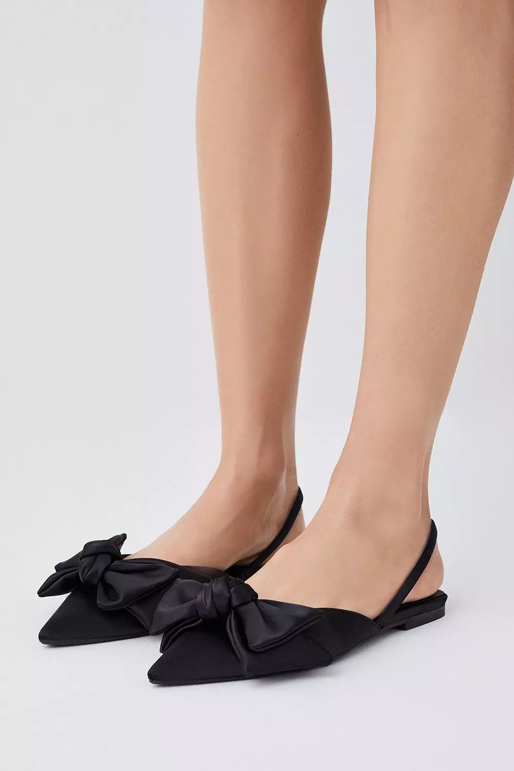 Slingback pointed hot sale toe flats