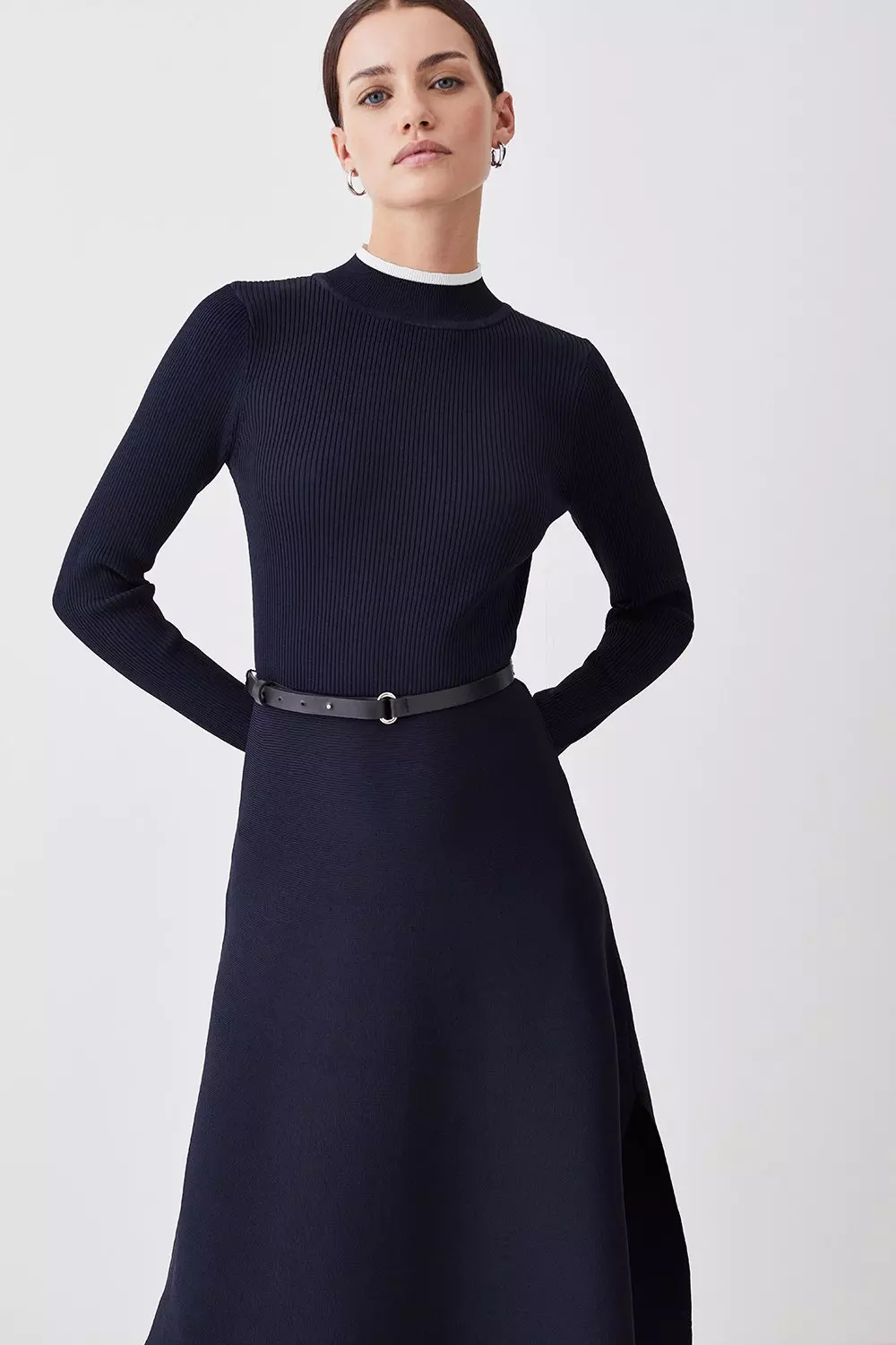 Karen millen belted outlet midi dress