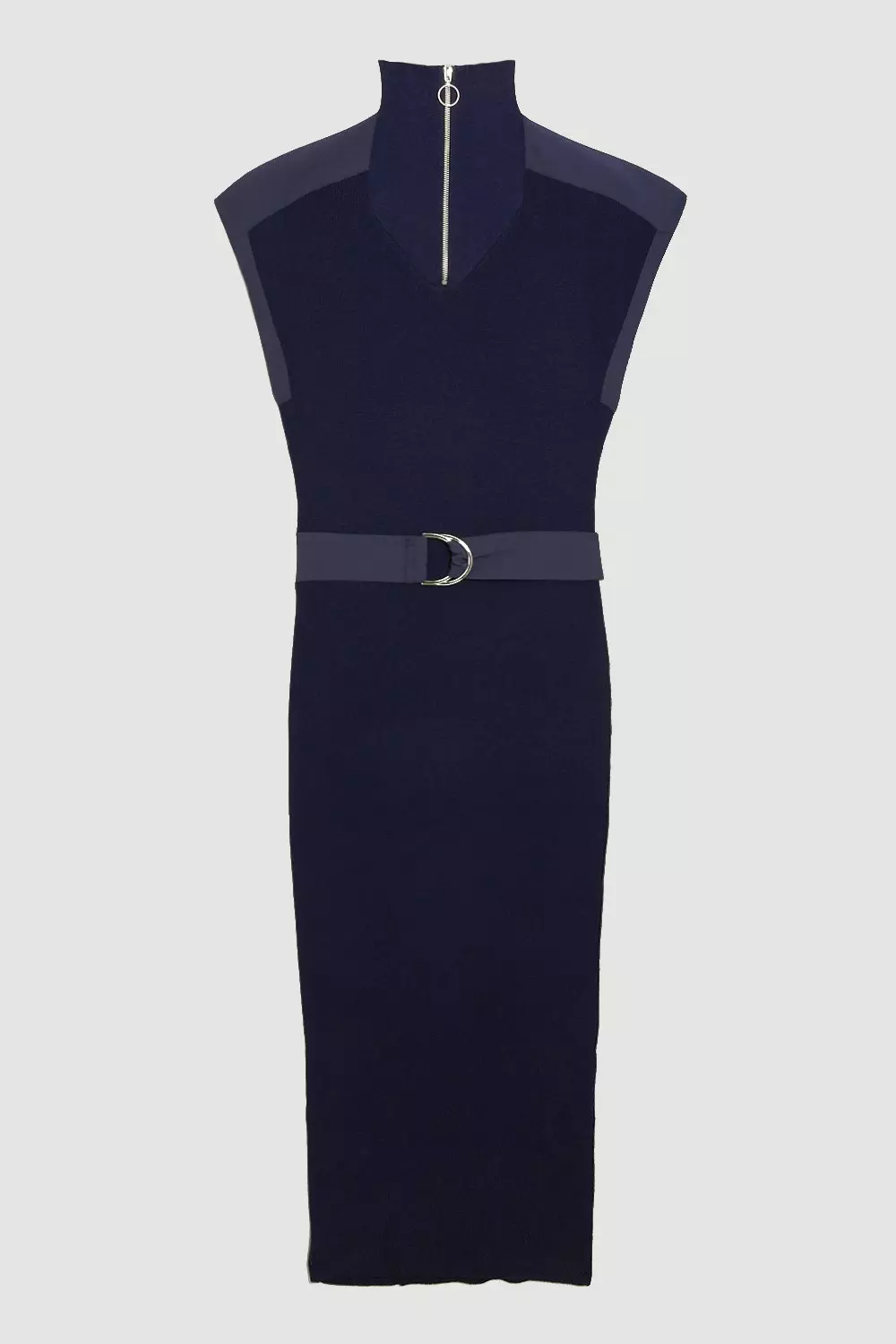 Zip neck outlet dress