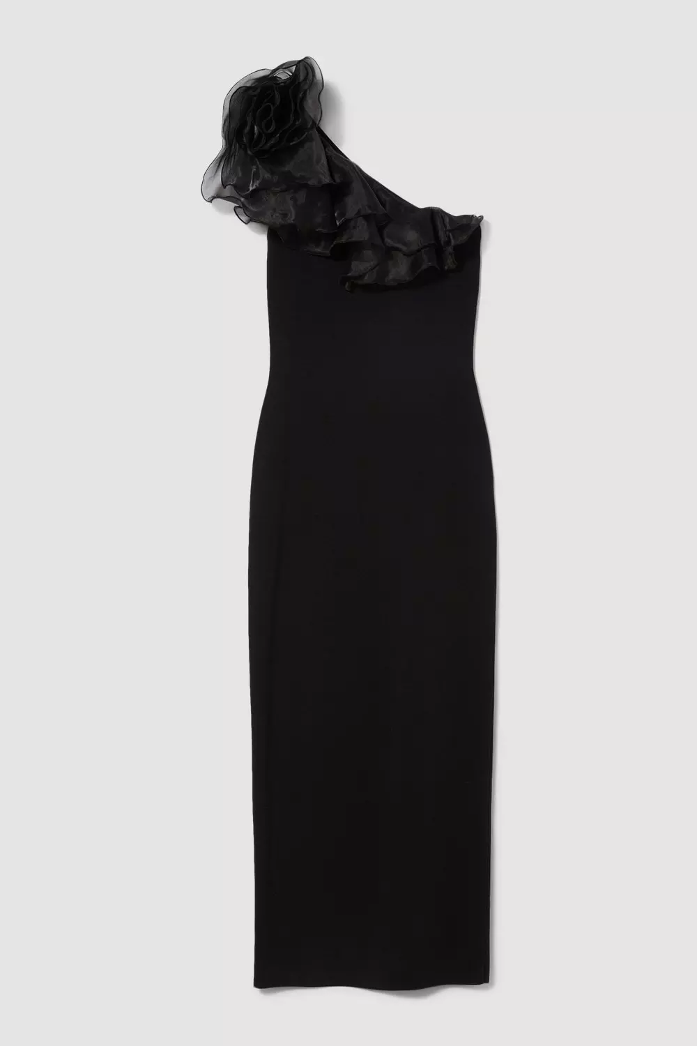 Karen millen black outlet one shoulder dress