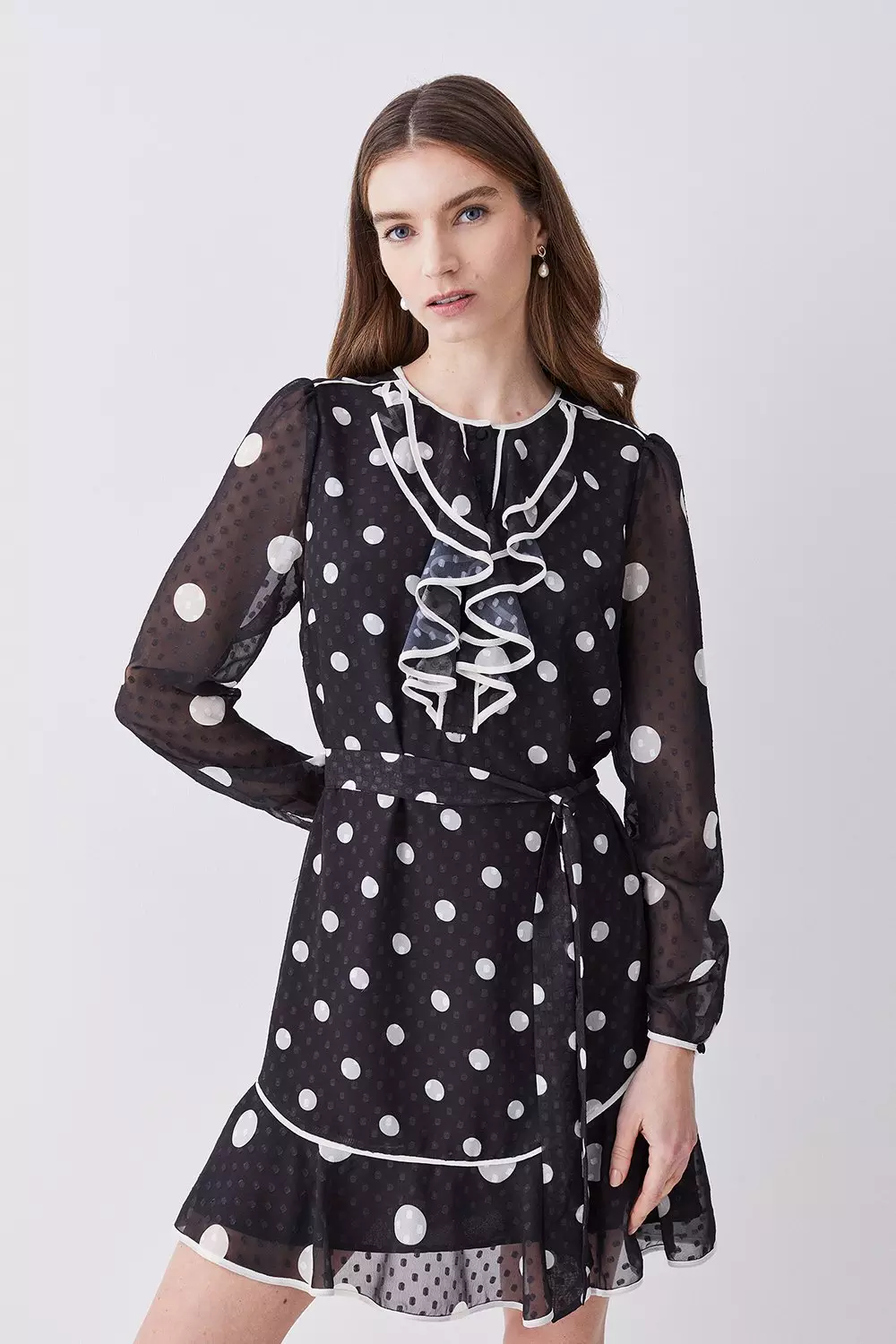 Karen millen best sale polka dot dress