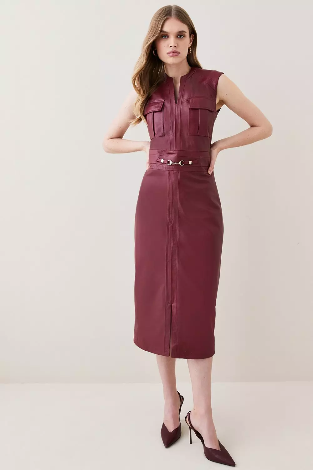 Tall leather outlet dress