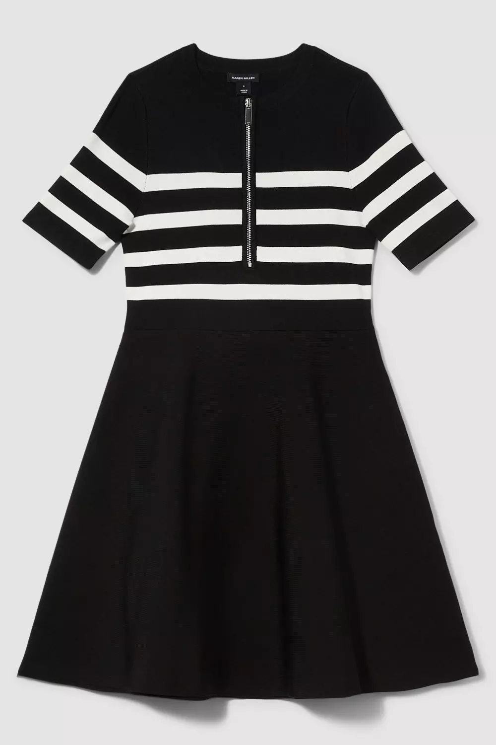 Monochrome shop skater dress