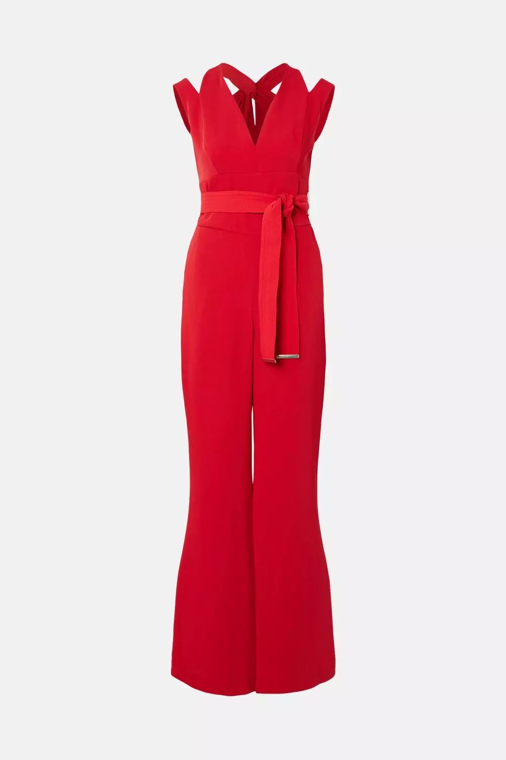 Petite Soft Tailored Wide Leg Jumpsuit