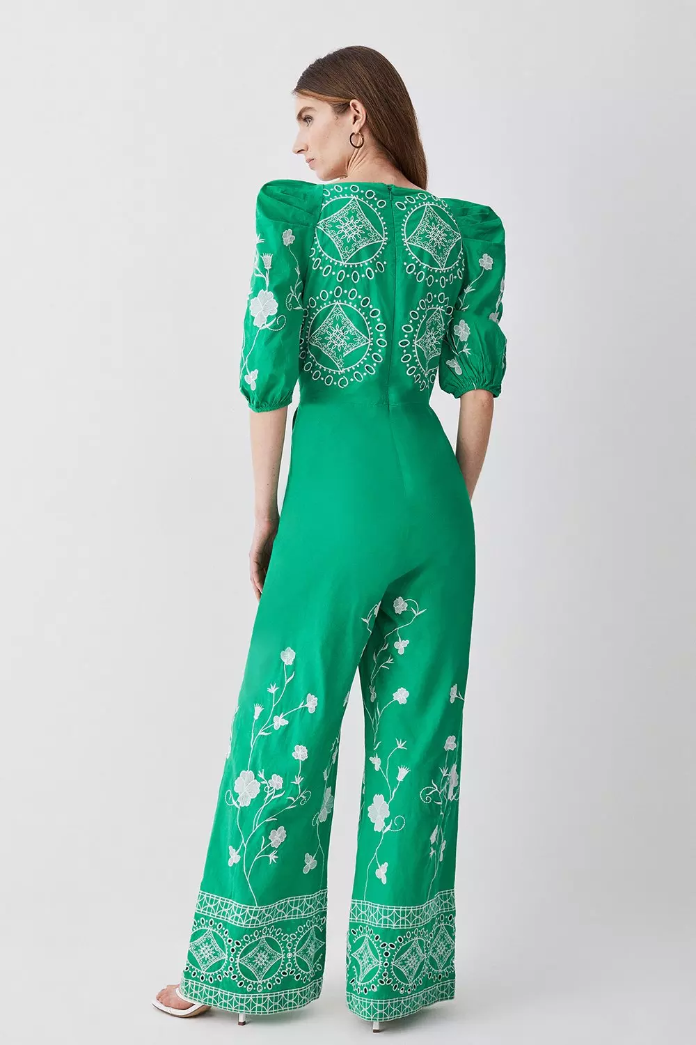 Karen millen cheap floral silk jumpsuit