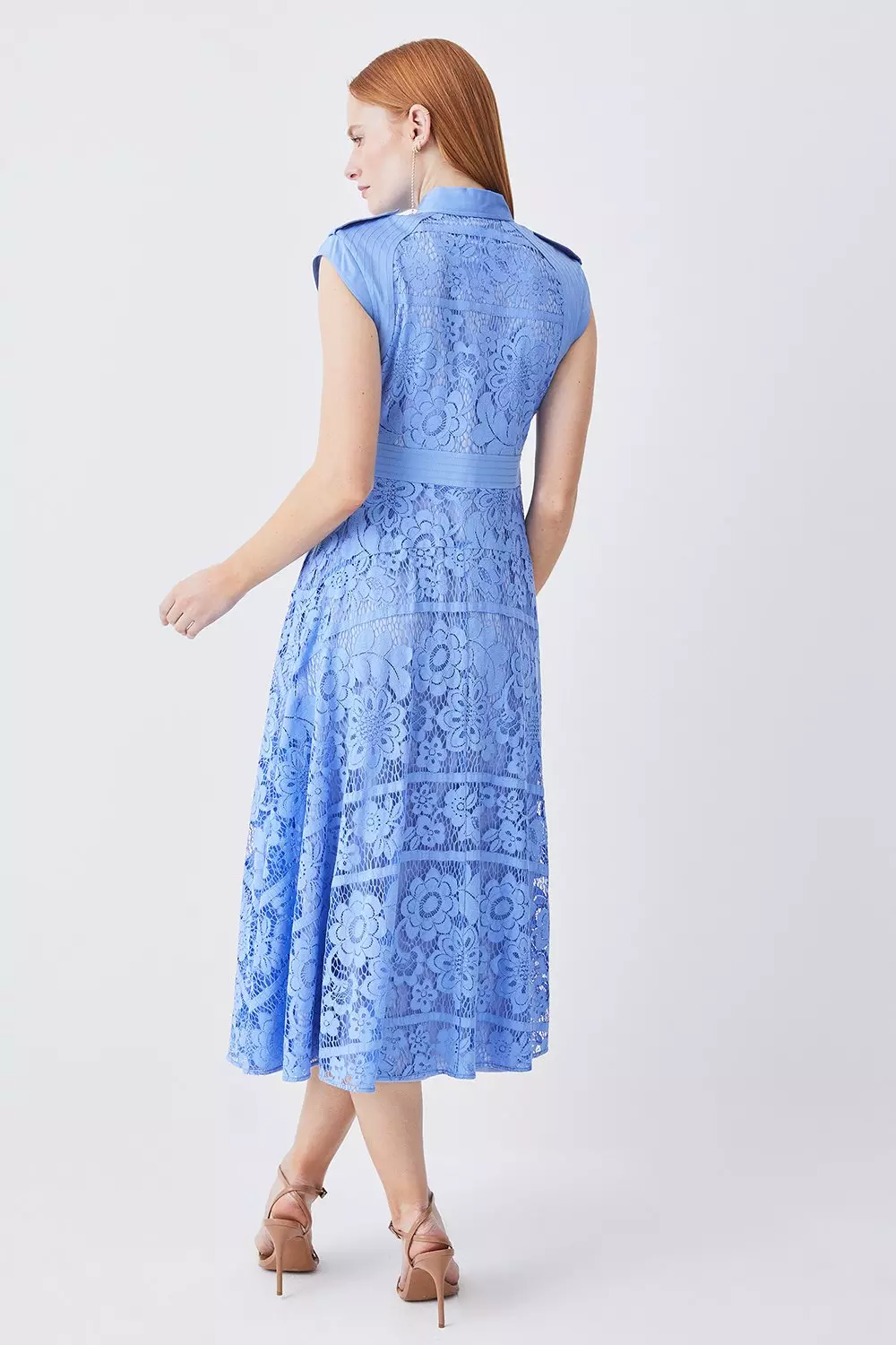 Karen millen 2025 blue lace dress