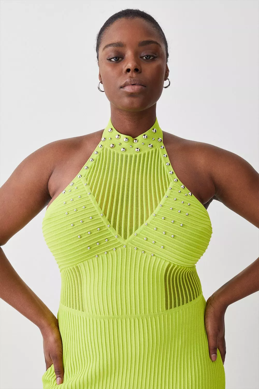 Lime green shop sheer dress