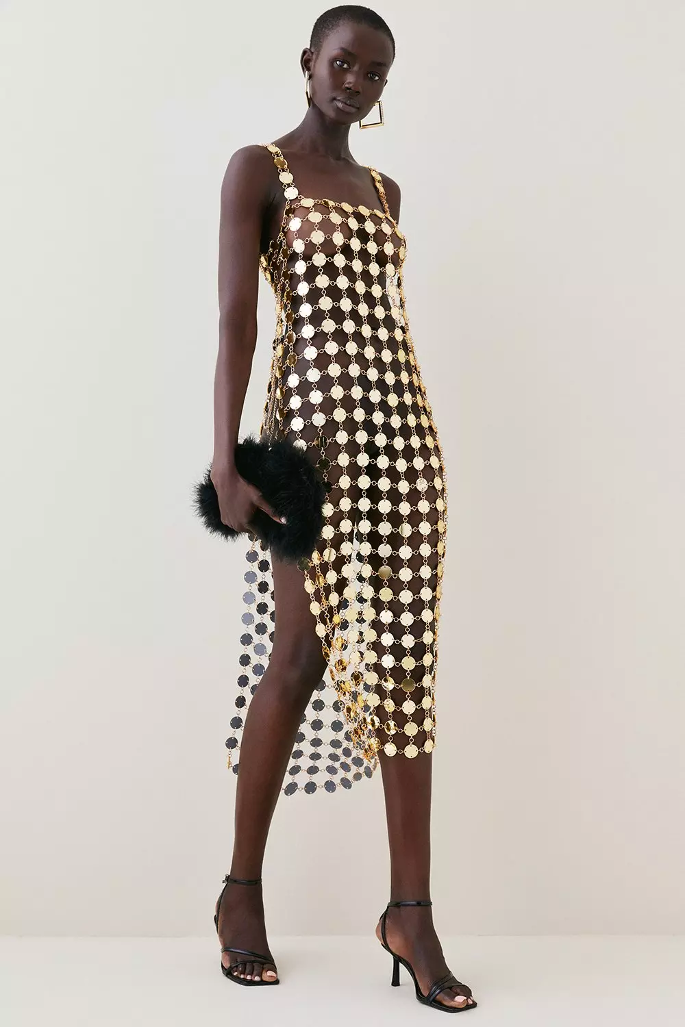 Karen millen 2024 houndstooth dress