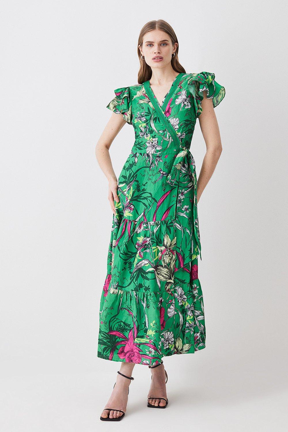 Karen millen best sale floral dress