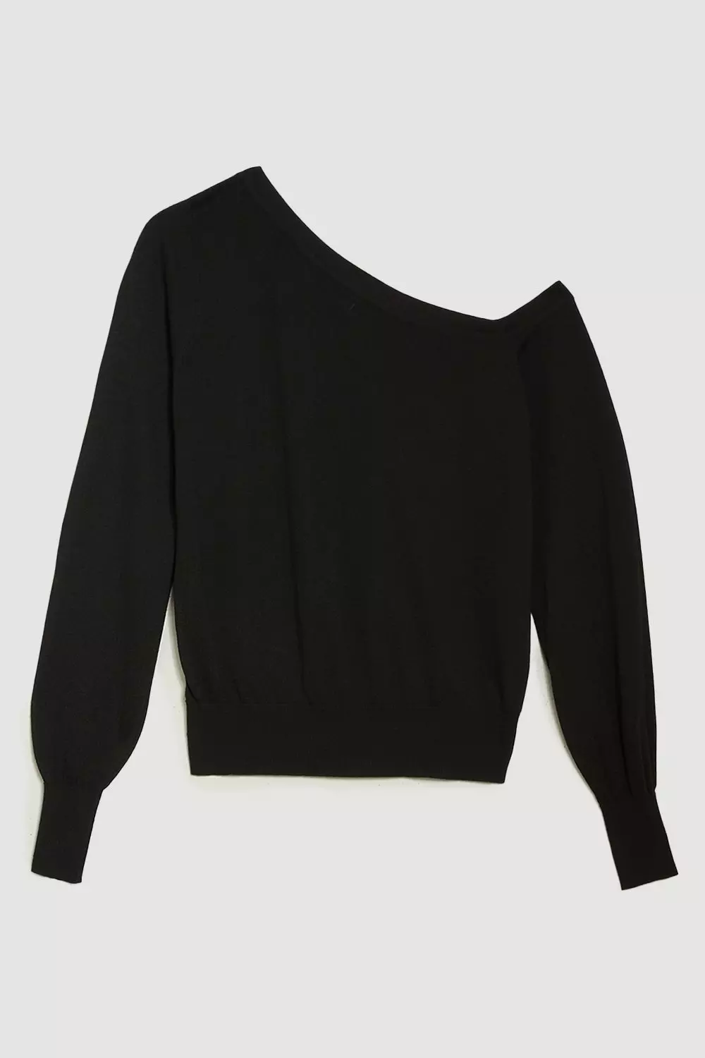 Lightweight Knitted Off The Shoulder Long Sleeve Sweater Karen