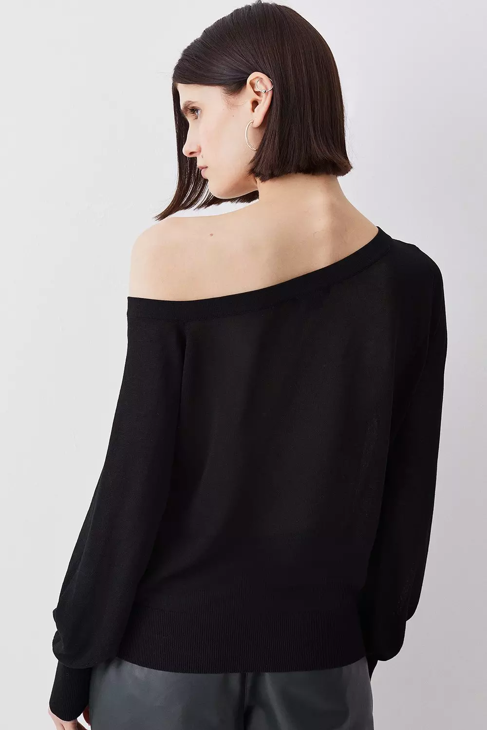 Off the shoulder online long jumper