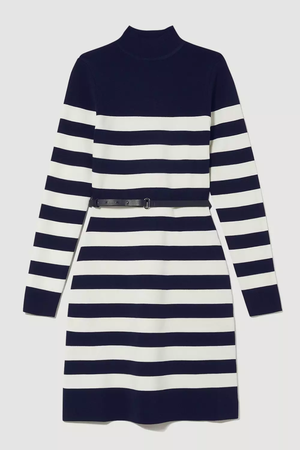 Stripe hot sale rib dress