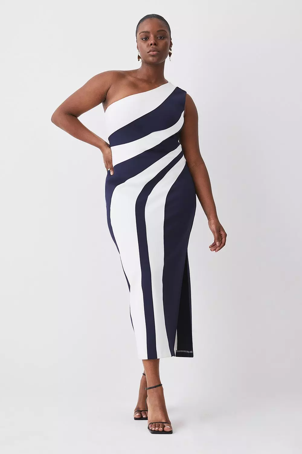  Color Block Plus Size Dresses