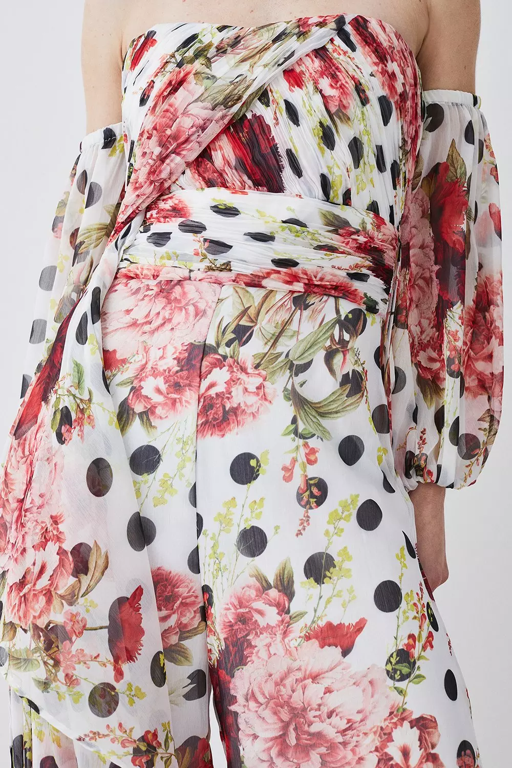 Karen millen best sale floral jumpsuit