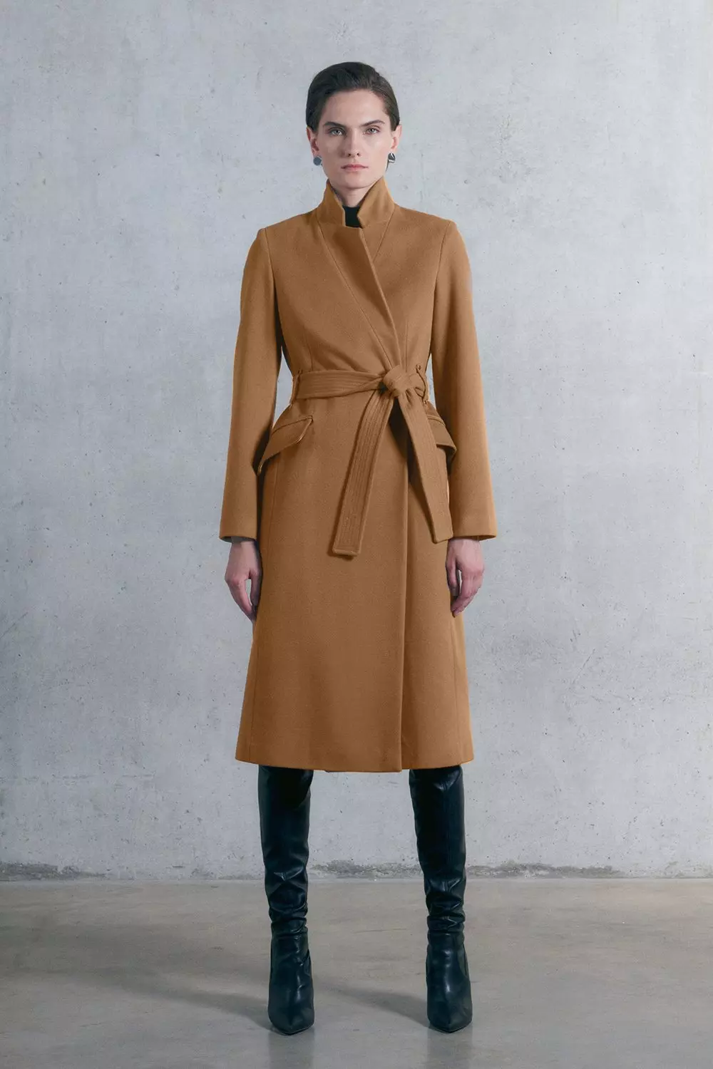 Tall camel cheap coat