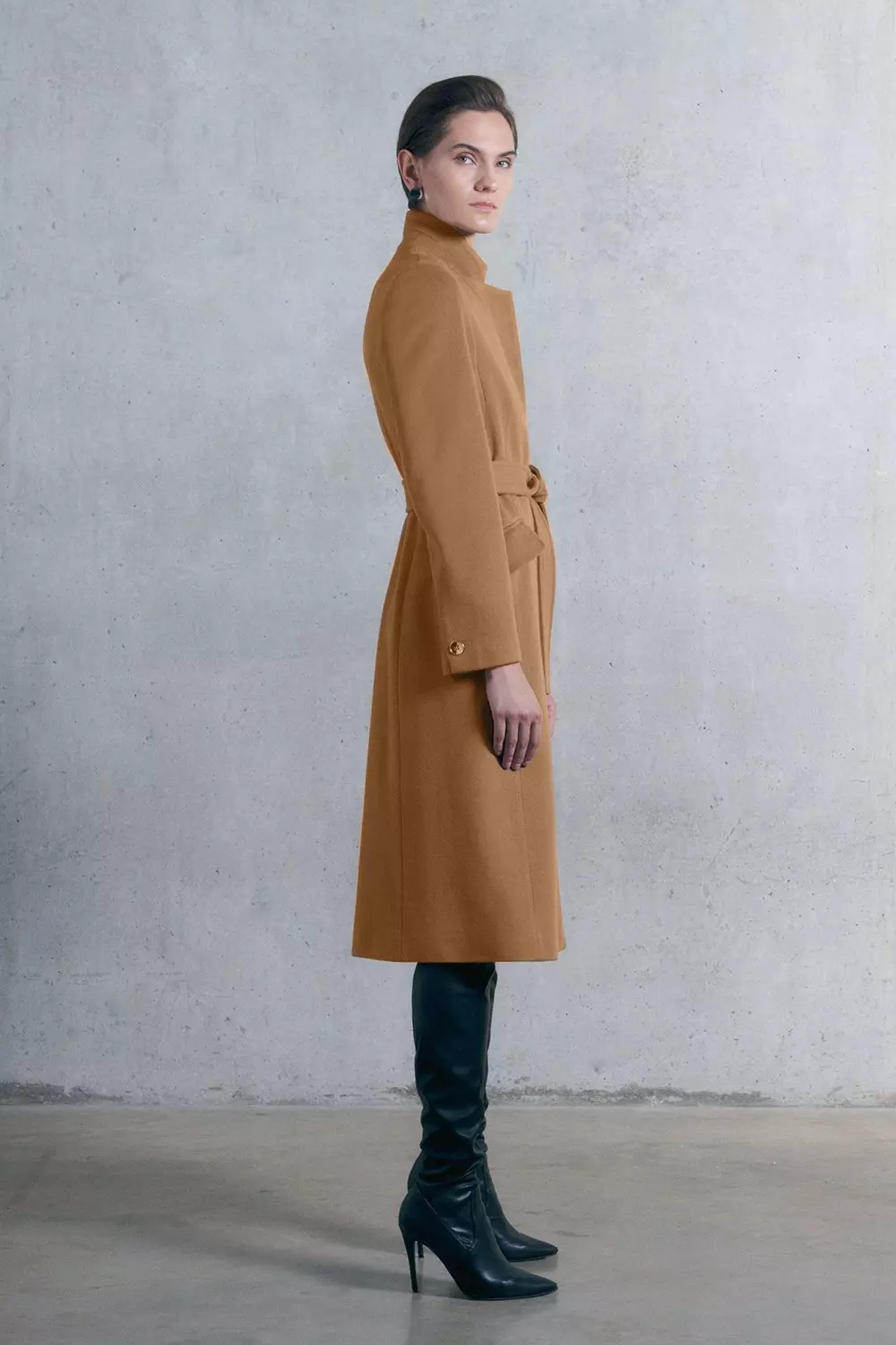 Virgin Wool and Cashmere-Blend Coat