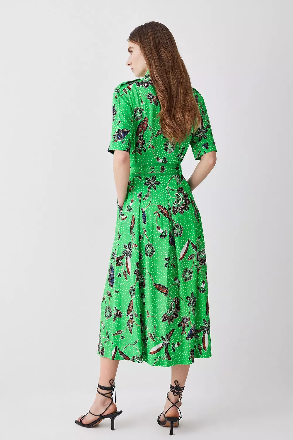 Zara batik outlet dress