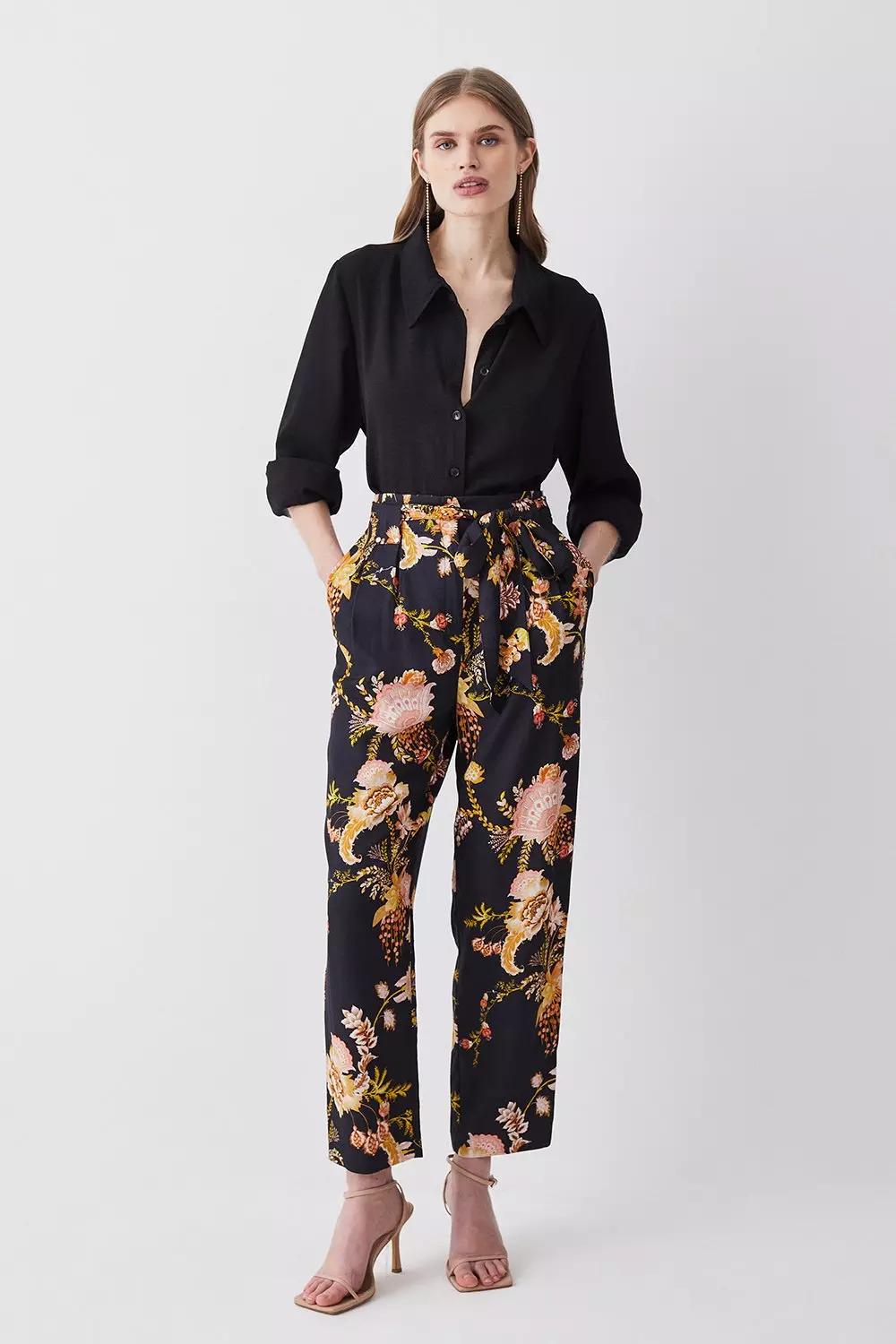 Karen printed shop straight leg pant