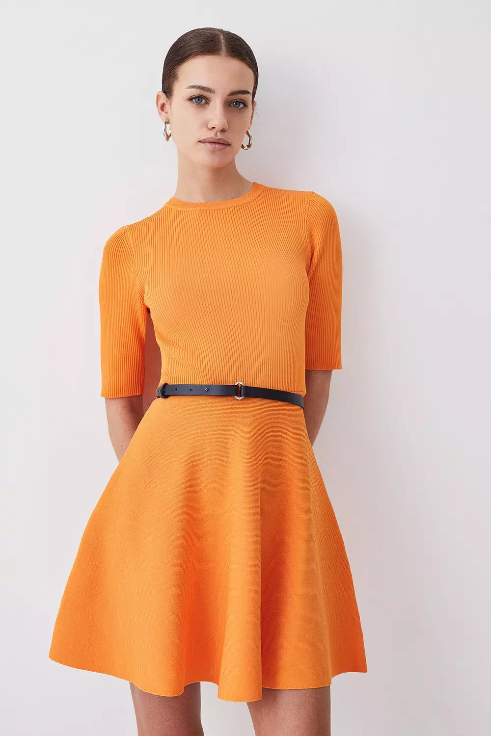 Karen millen blue outlet and orange dress