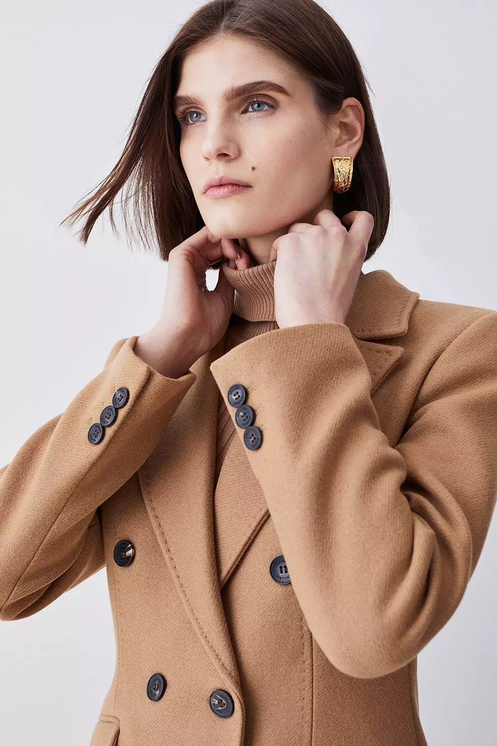 Karen millen clearance double breasted coat