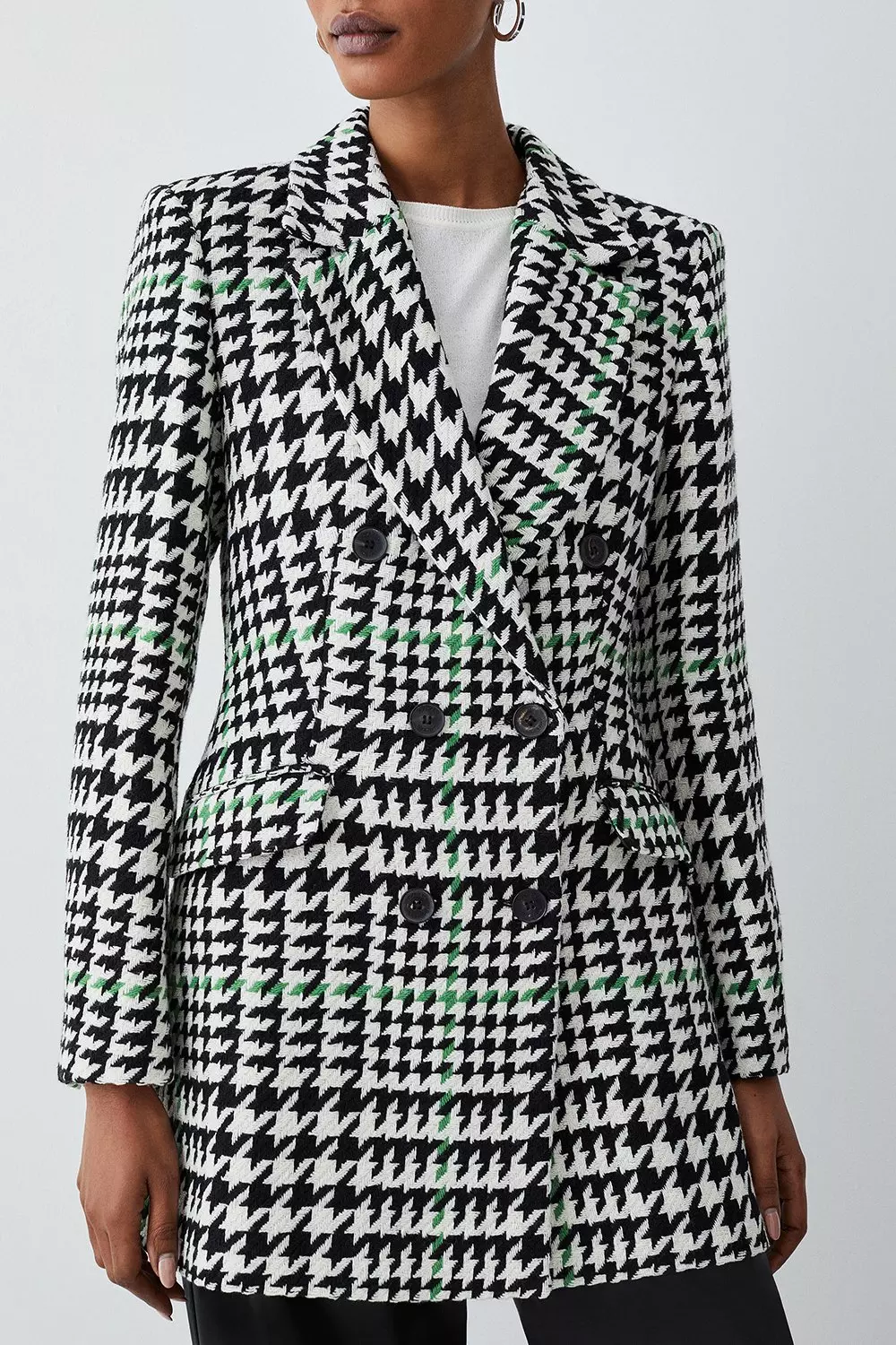 Short hot sale check coat