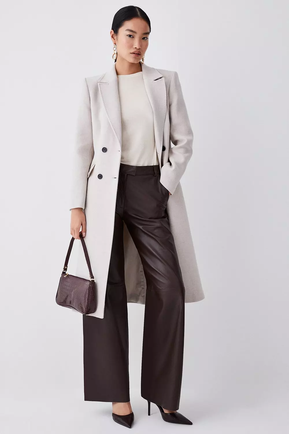 Karen millen hotsell grey coat