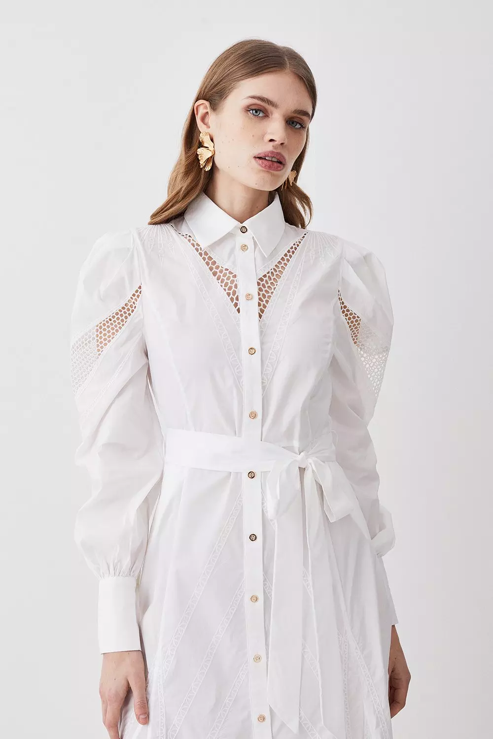 Classic Cotton Midi Robe