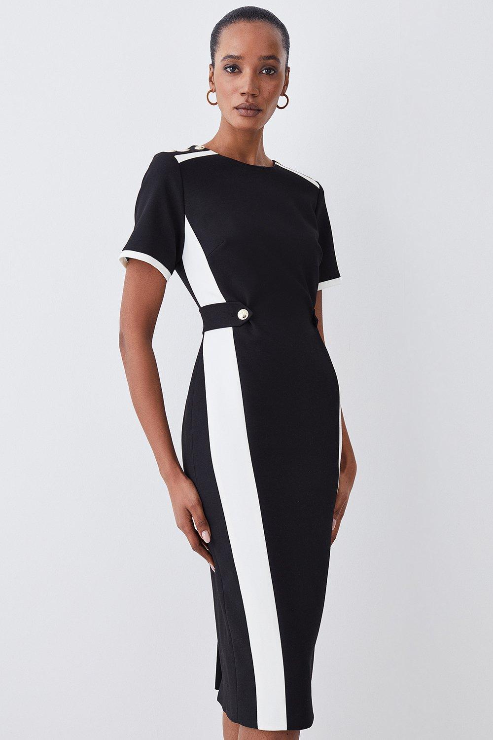 Karen millen eyelet outlet pencil dress