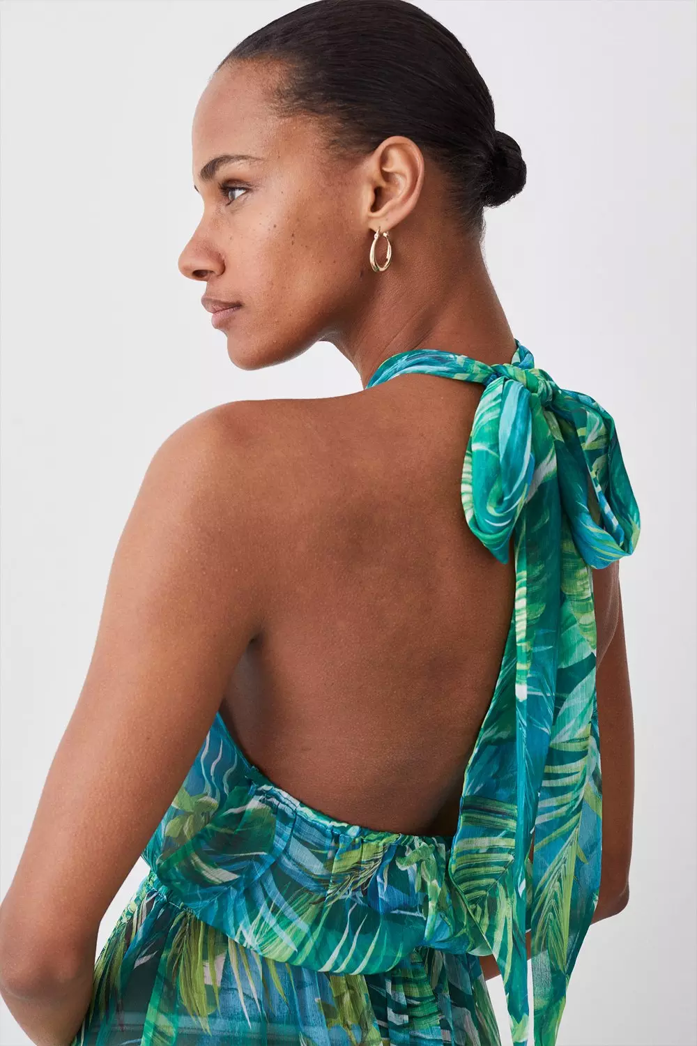 Karen millen tropical outlet print dress