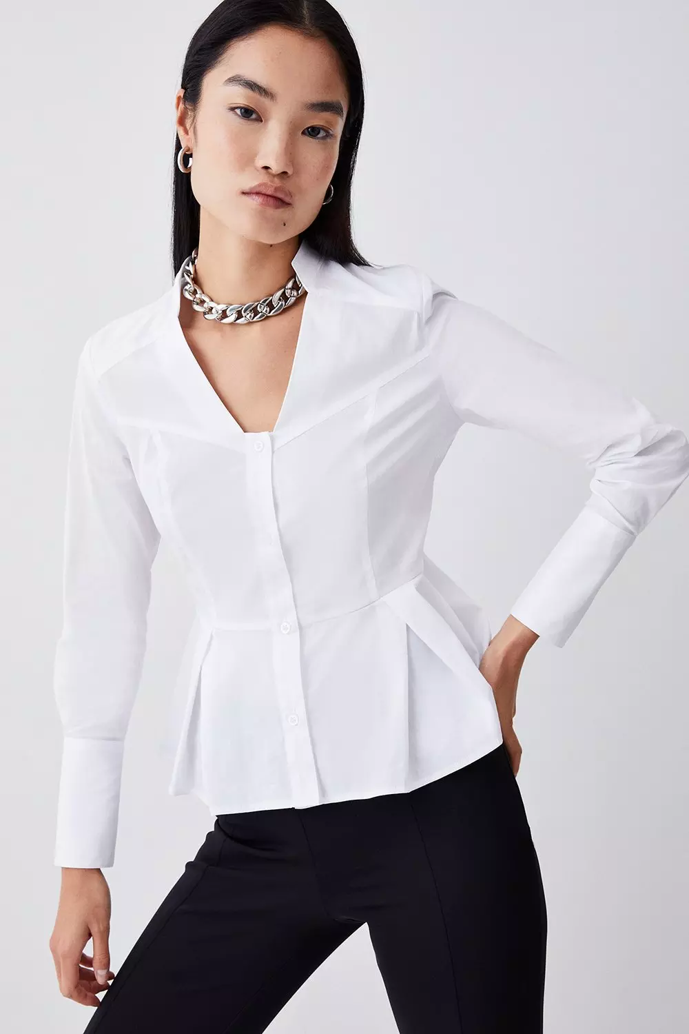 Karen millen 2025 white top