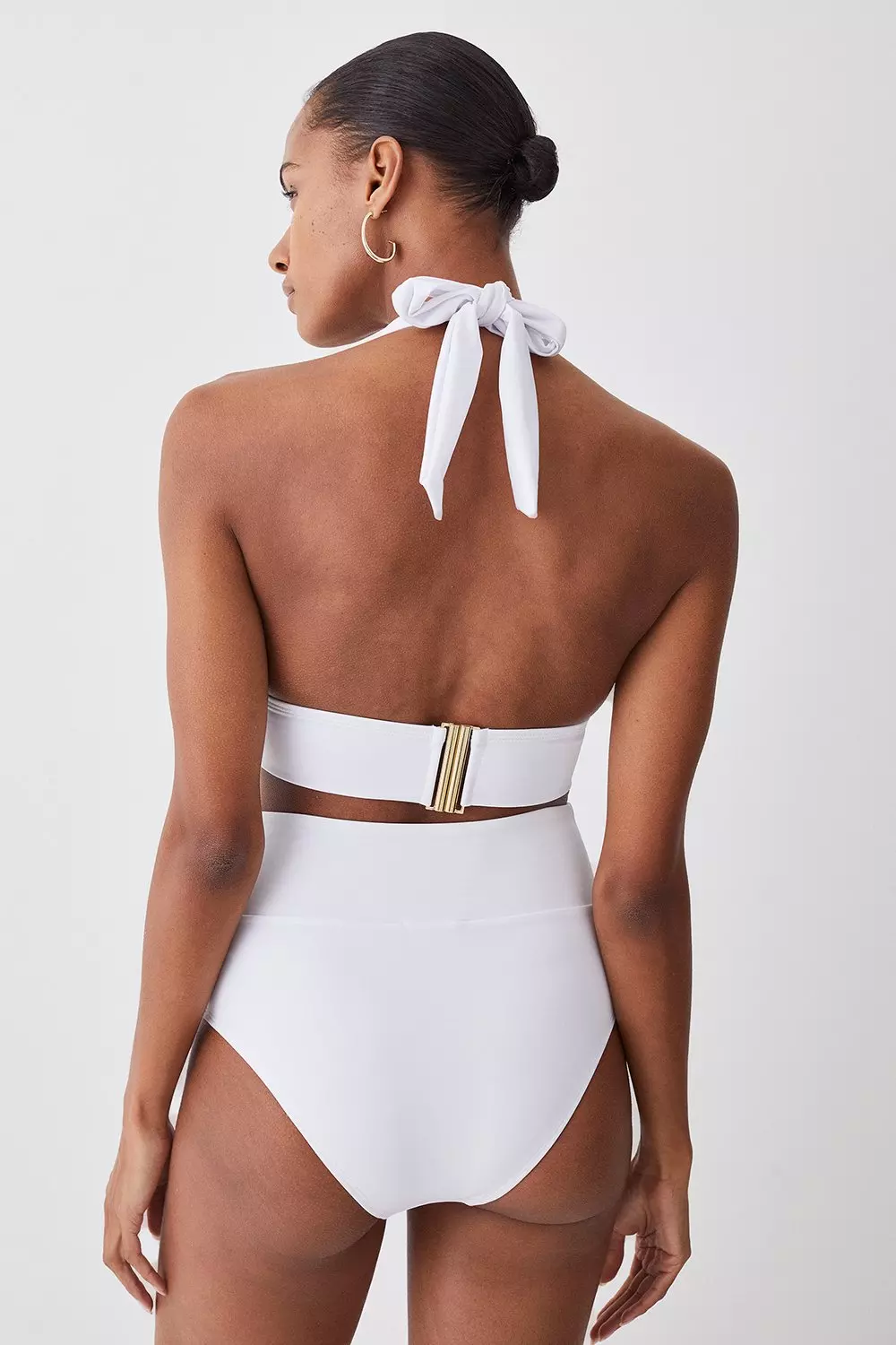 High neck and on sale high waisted bikini