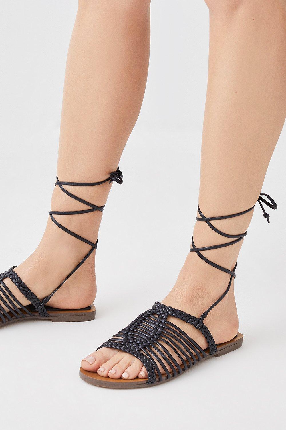 Karen millen 2024 strappy sandals