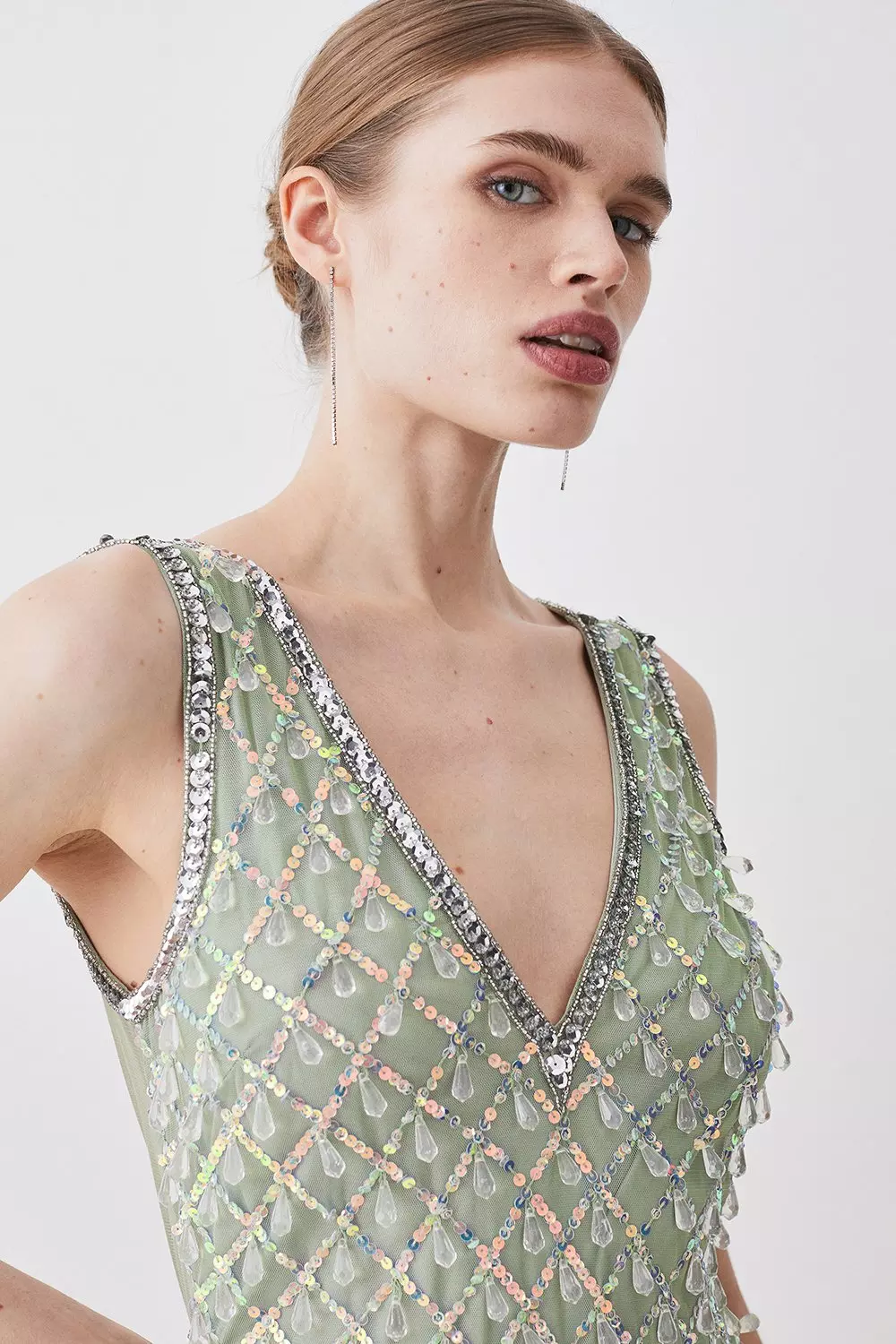 Karen millen 2024 beaded dress