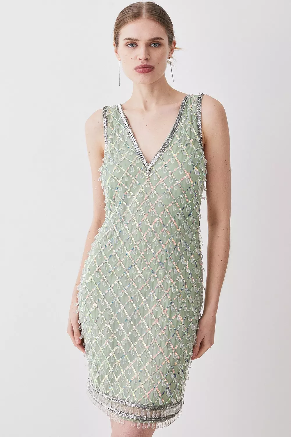 Meranda embellished mini dress hotsell